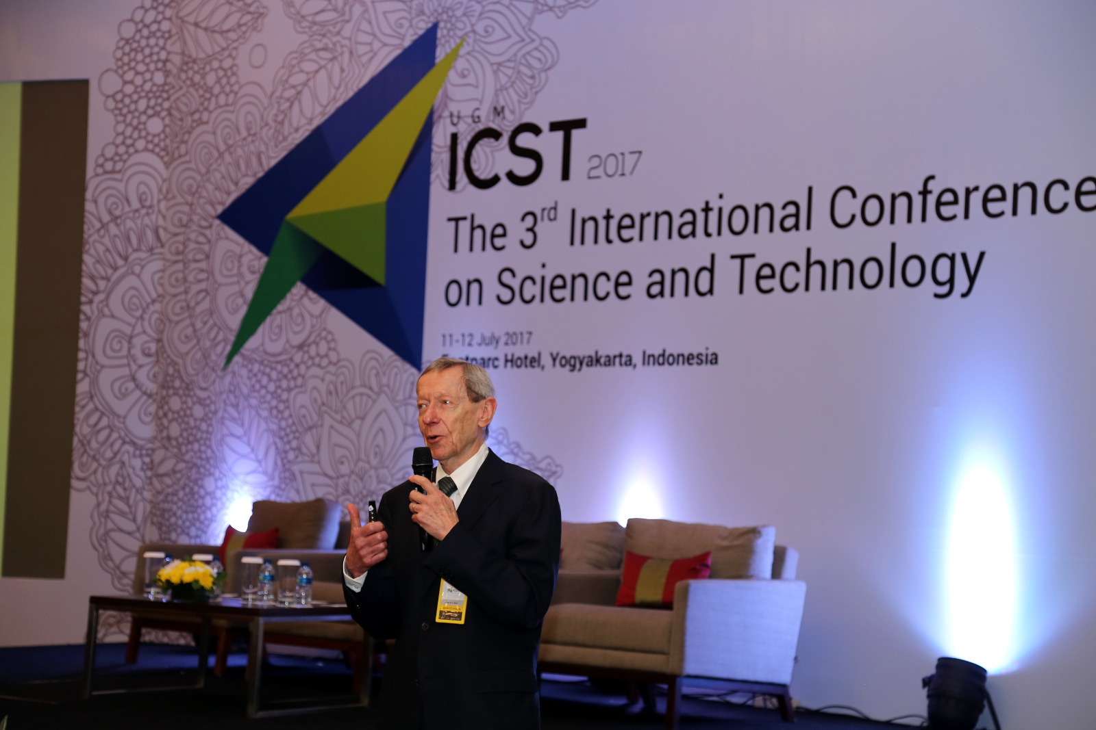 Prof. David Black delivers his keynote address